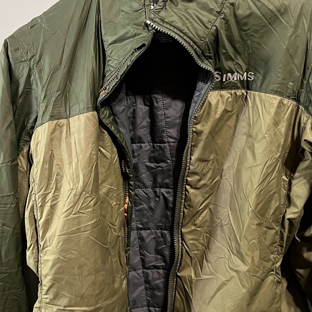 Simms Olive base layer jacket